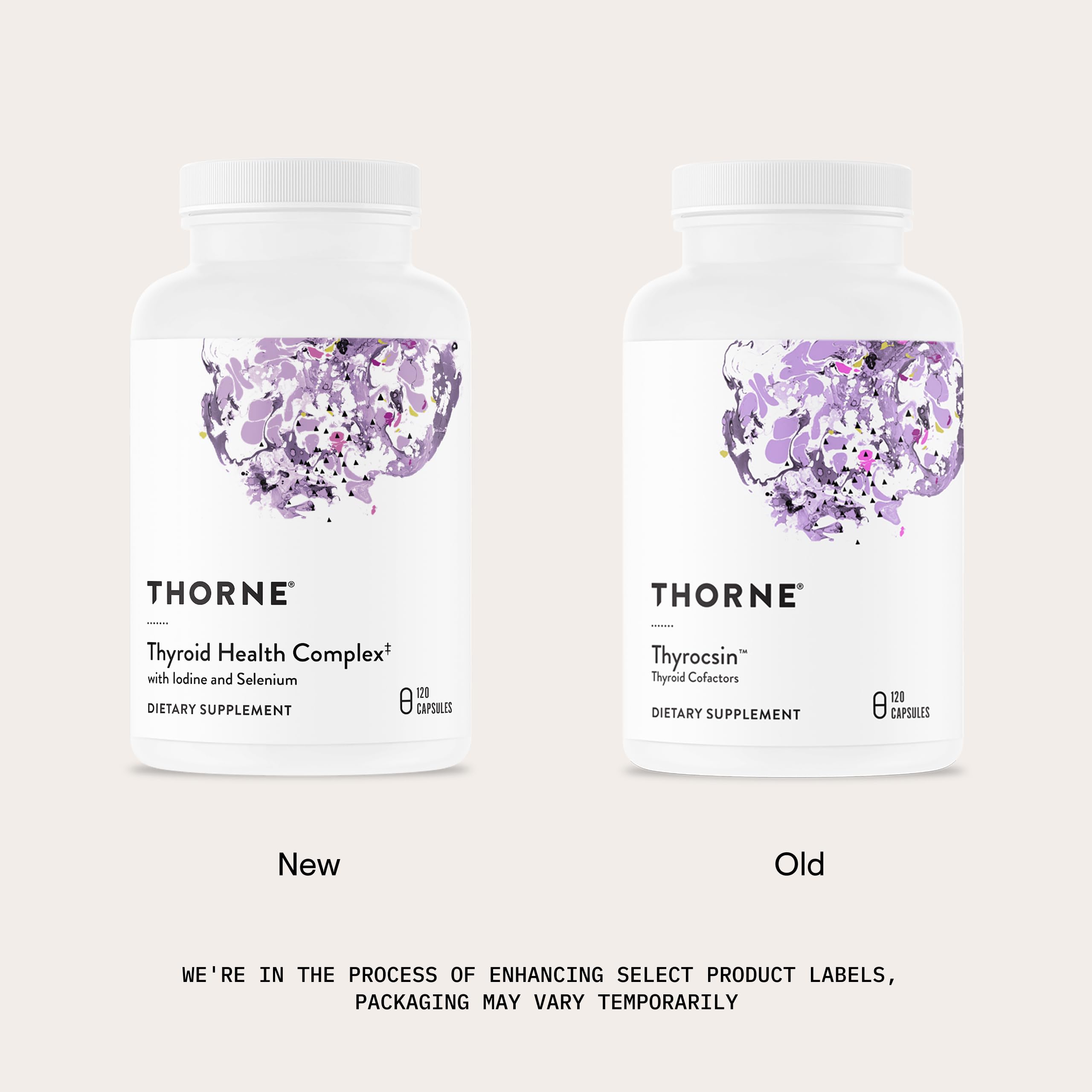 THORNE Thyroid Health Complex ingredients list highlighting key cofactors