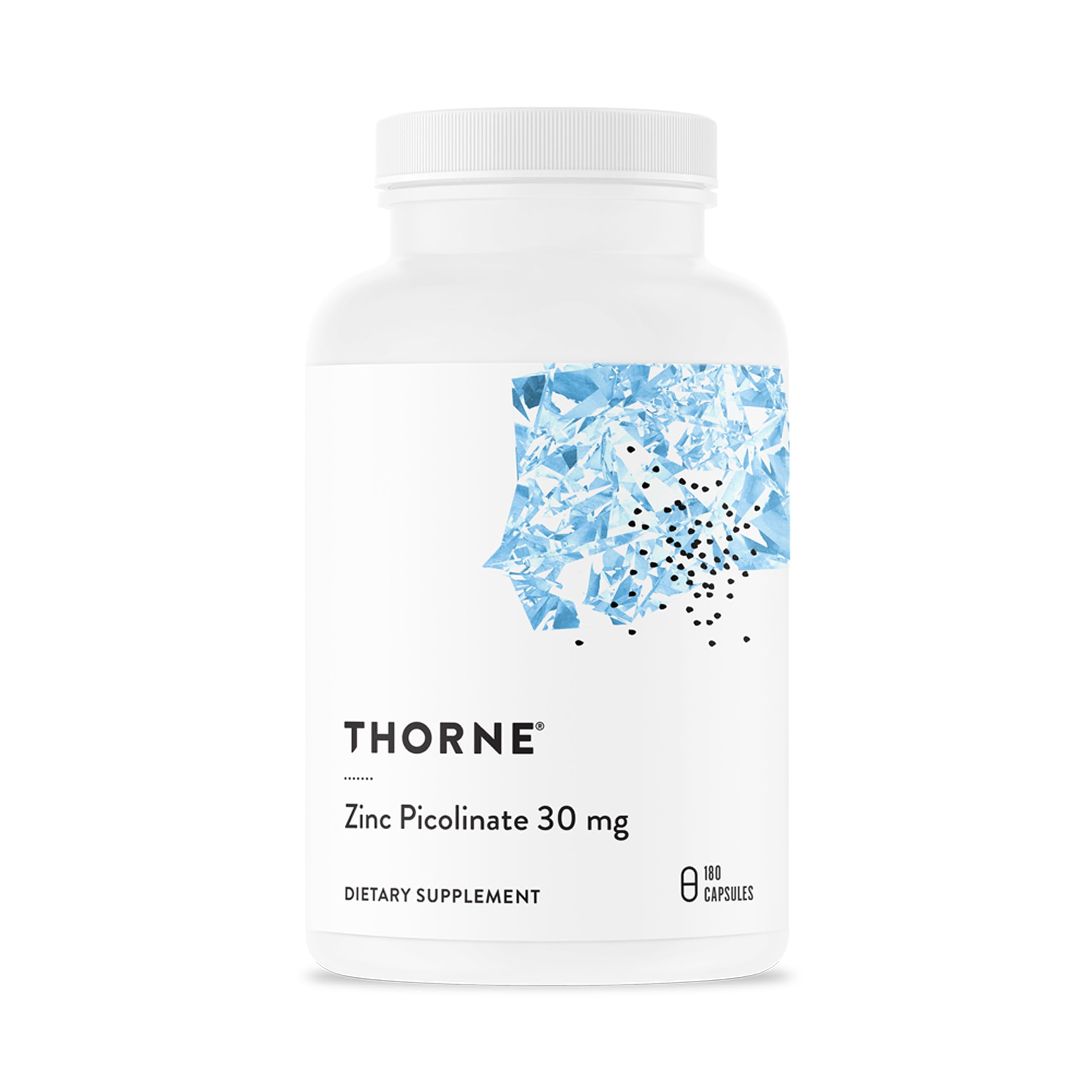 Thorne Zinc Picolinate 30 mg bottle front for daily immune support