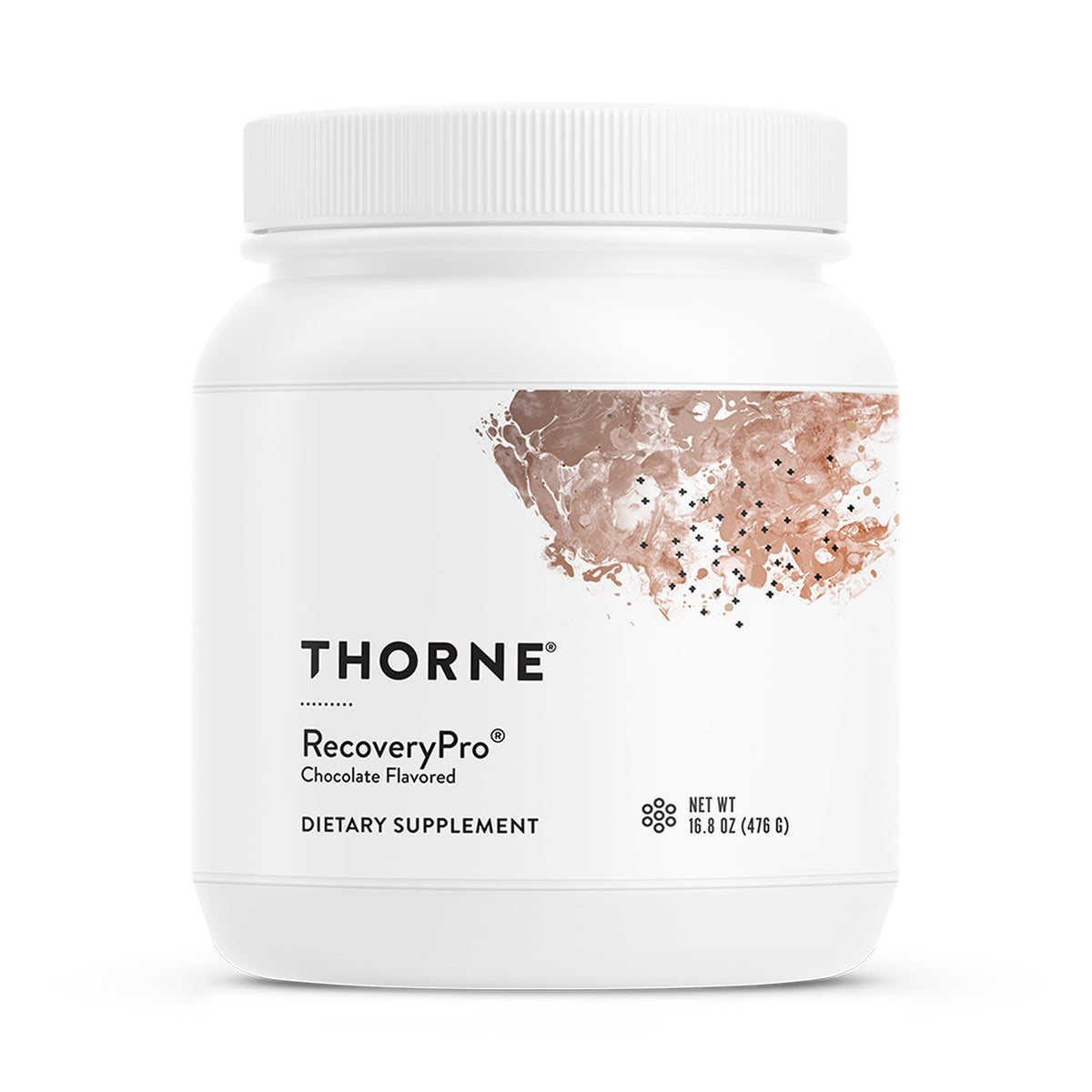 THORNE RecoveryPro bottle front view showing post-workout recovery support