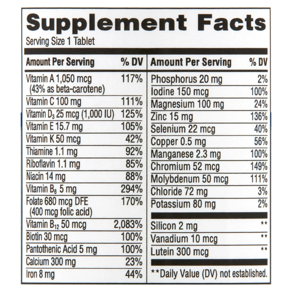 Three Pebbles Women's Over 50 tablet highlights convenient daily nourishment for energy metabolism.