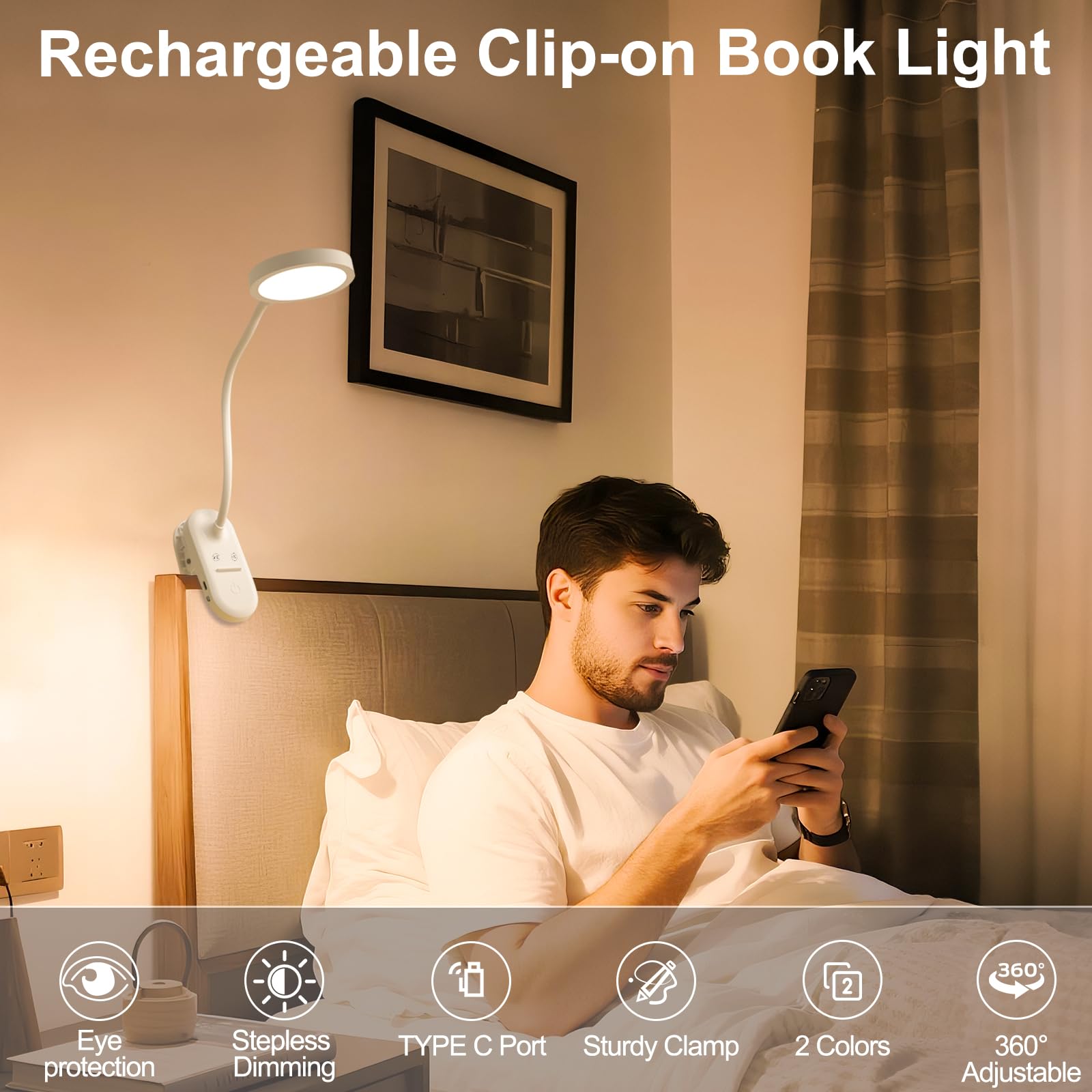 Threnthos 4500K happy light brightens a room for focus and energy