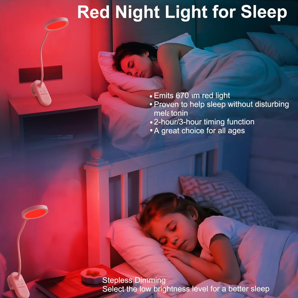 Threnthos 625nm sleep mode glow creating a calming nighttime ambiance