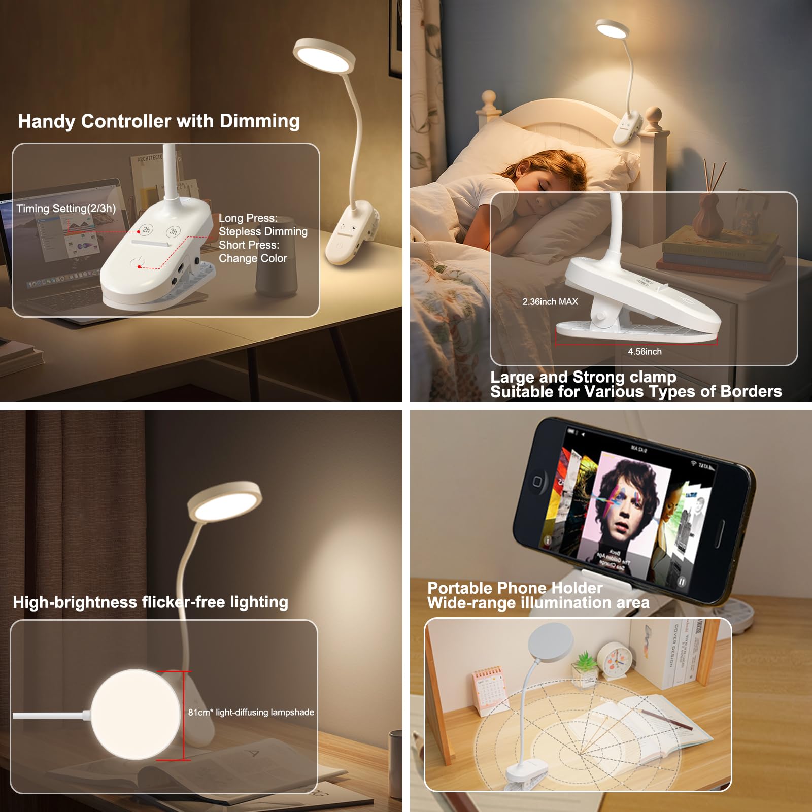 Threnthos eye care night light provides soft, low-glare illumination near bed