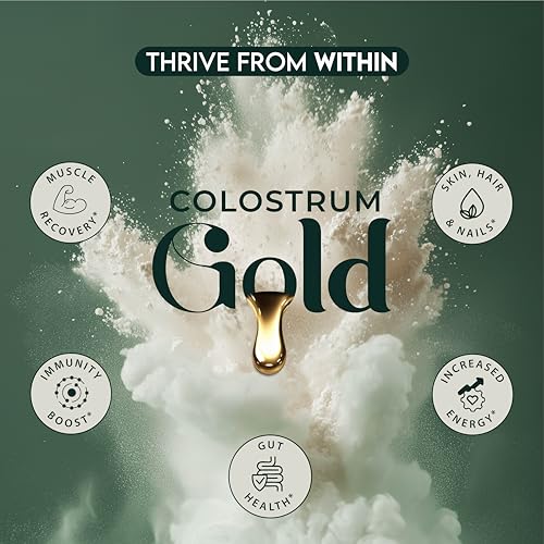 ThriveGut Colostrum Gold daily-use scene encourages habit-friendly wellness