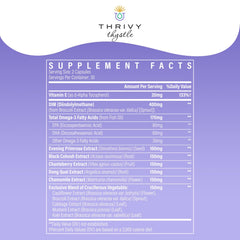 ThrivyThystle liposomal DIM capsules close-up illustrating convenient daily supplement use.