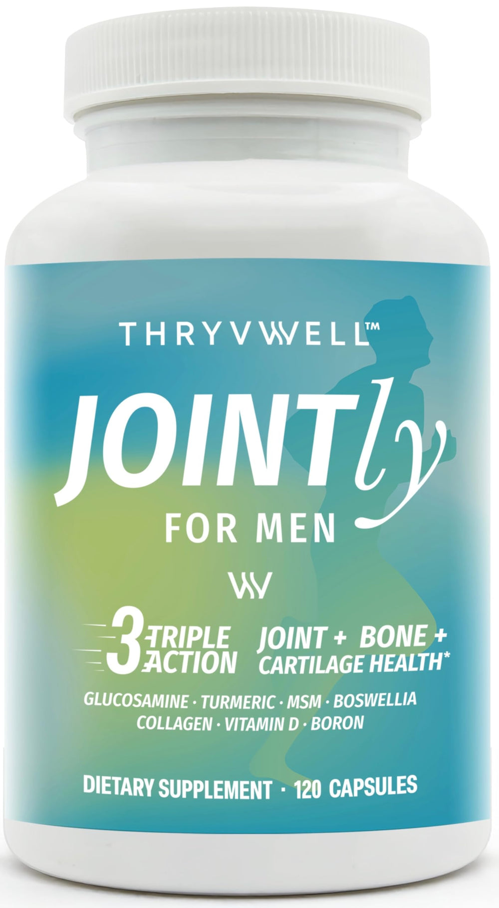 ThryvWell Jointly bottle front view for convenient joint support
