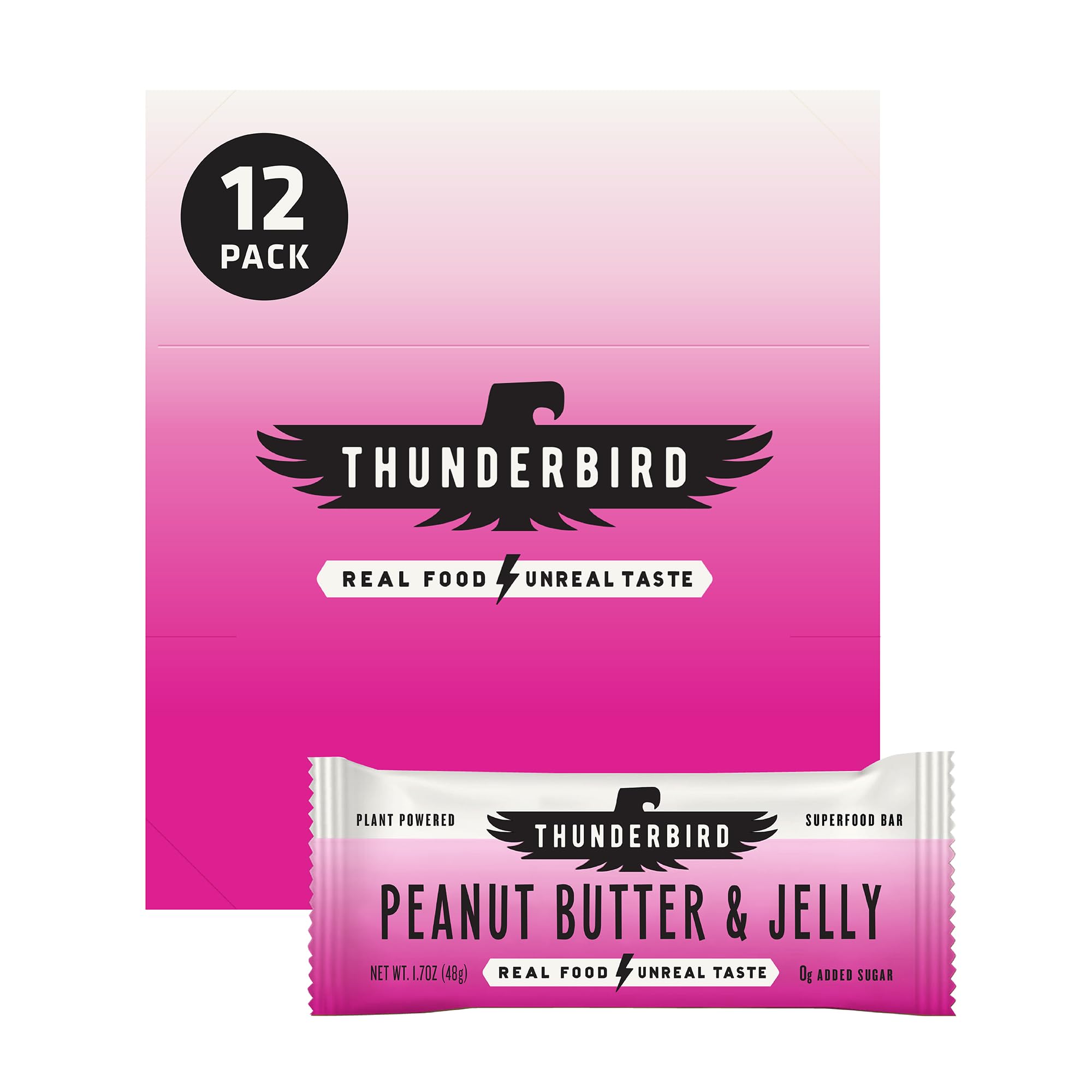 Thunderbird Bars gluten-free certification label supports dietary preferences.