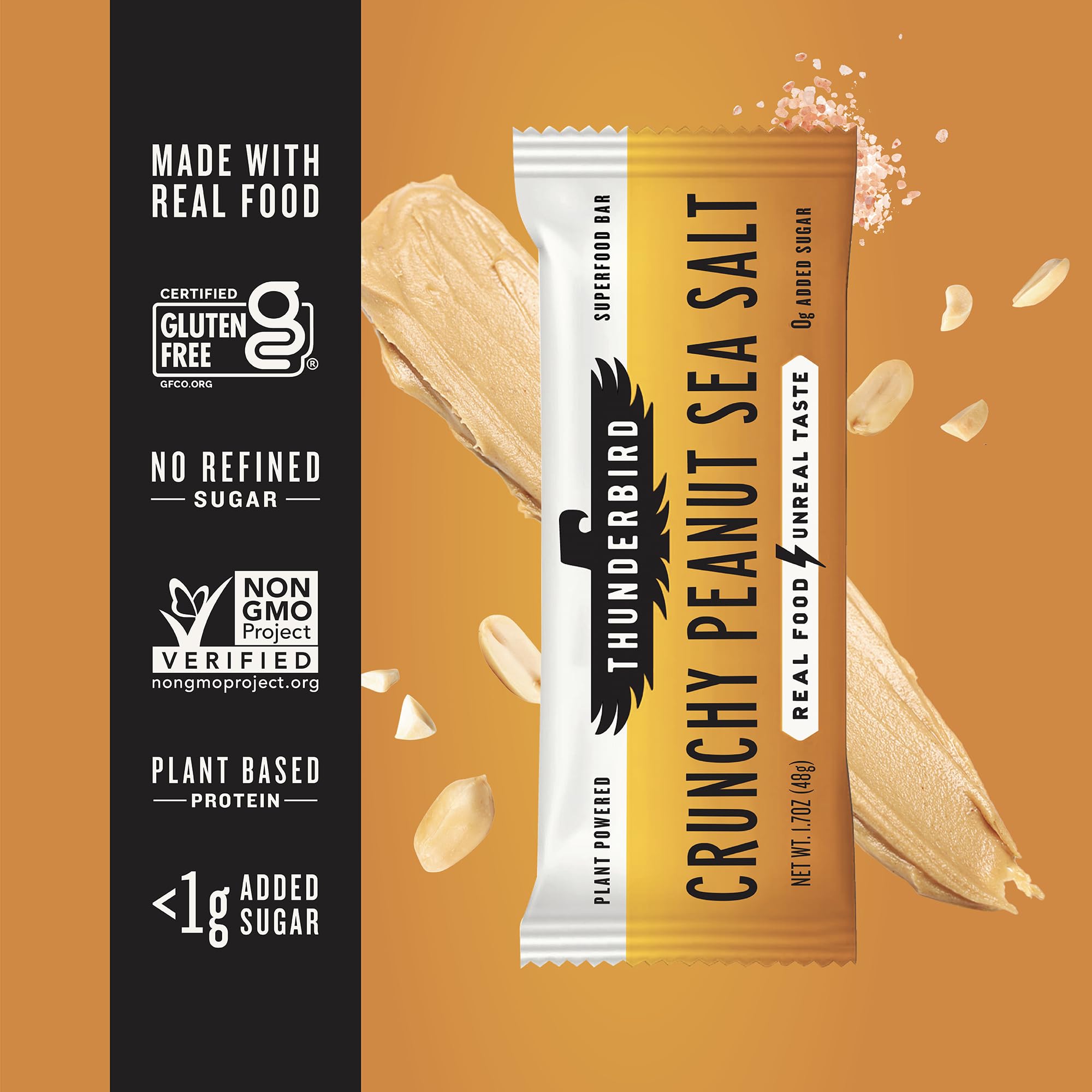 Thunderbird Bars healthy snack on the go for active lifestyles.