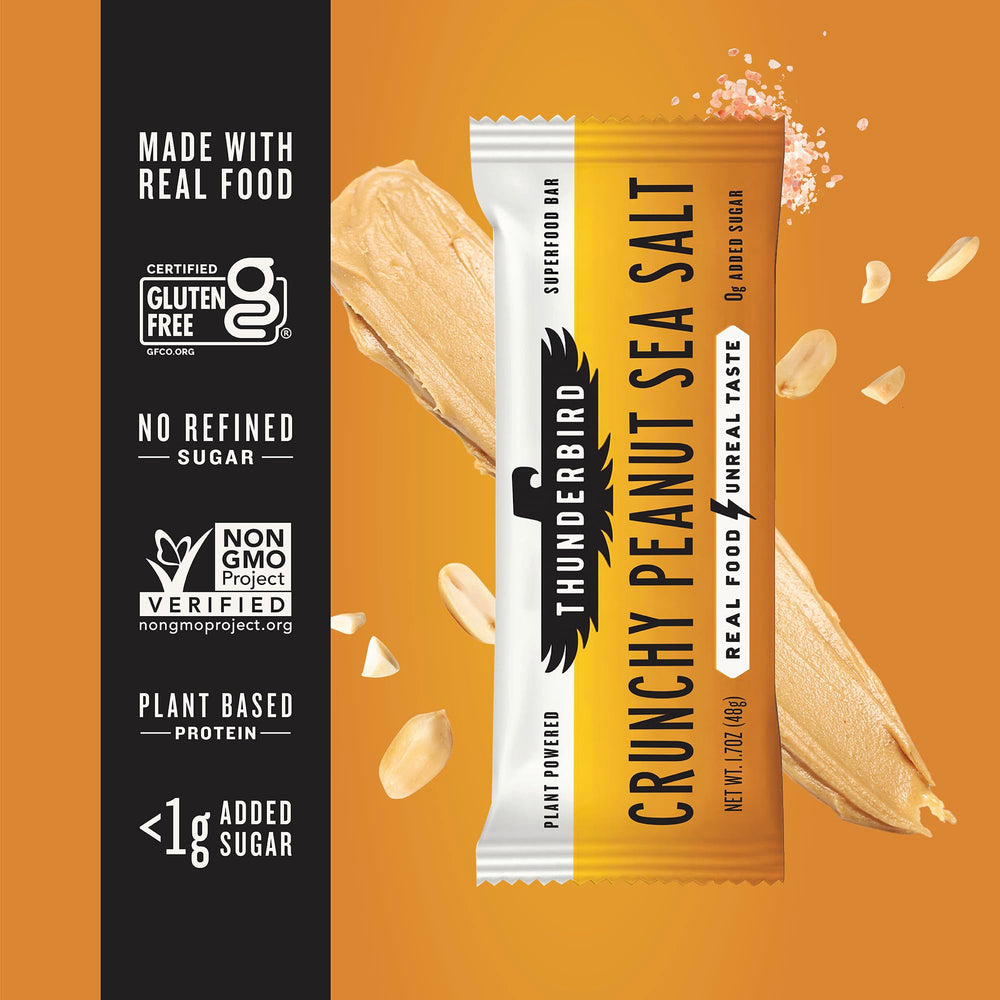 Thunderbird Bars healthy snack on the go for active lifestyles.