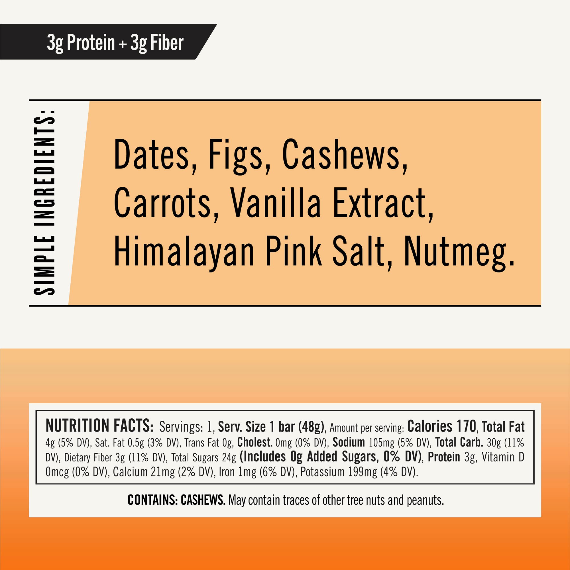 Close-up view of Thunderbird Bars ingredients with dates and nuts.