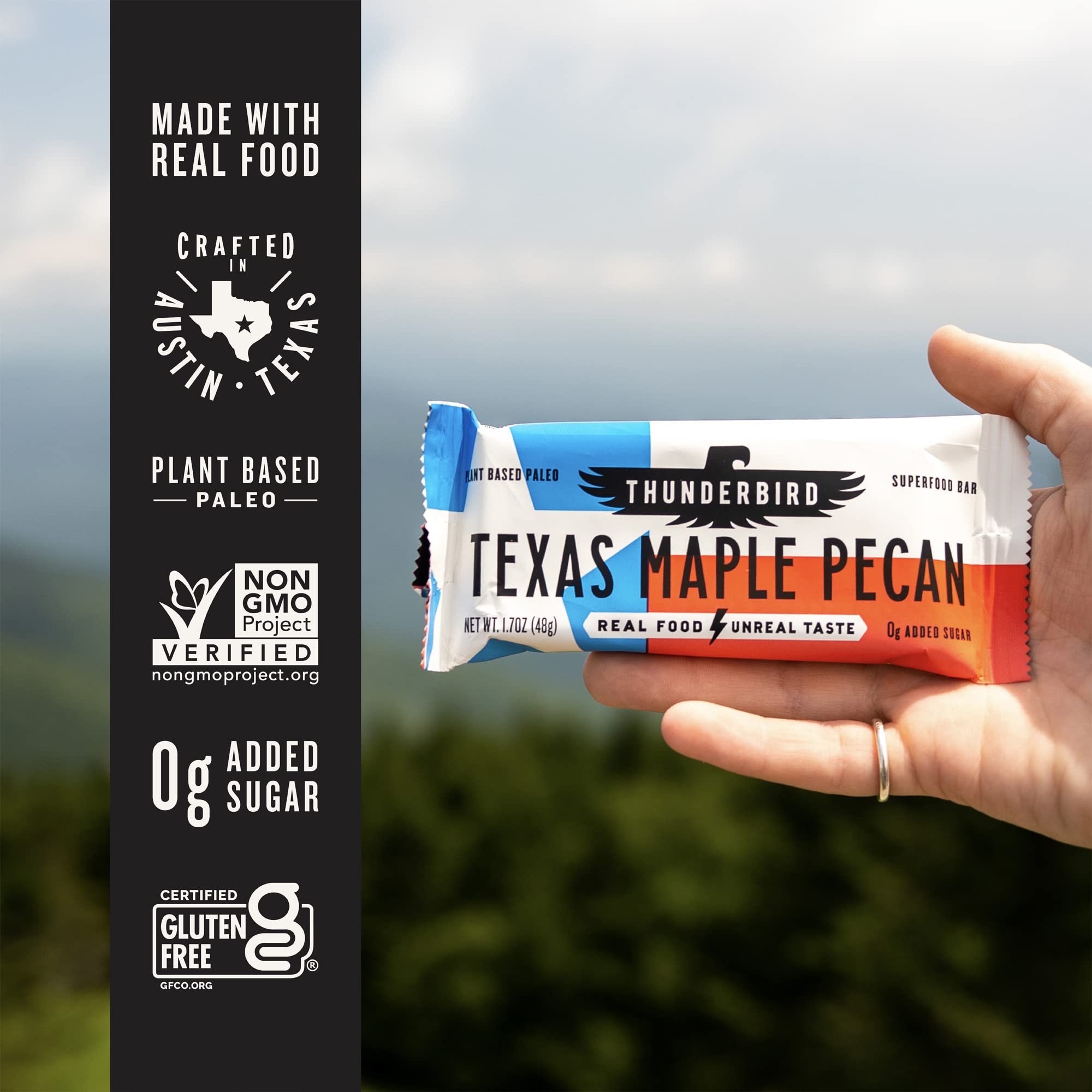 Unwrapped Thunderbird Energetica bar invites quick, satisfying snack on outdoor adventures