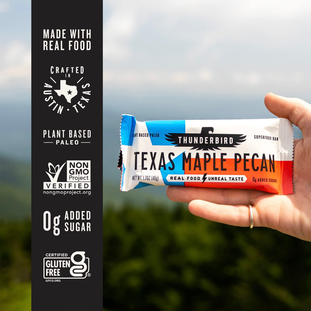 Unwrapped Thunderbird Energetica bar invites quick, satisfying snack on outdoor adventures