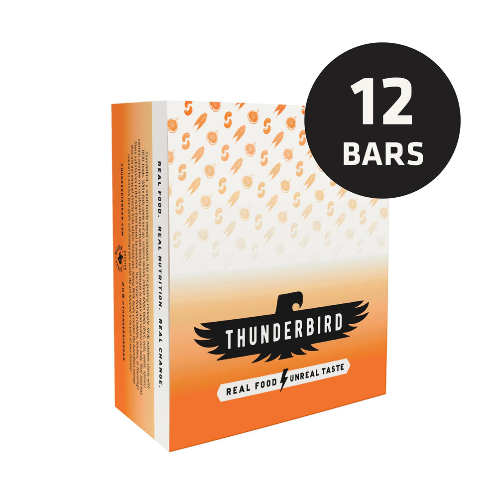 Thunderbird Real Food Bars no added sugar profile supports mindful snacking.