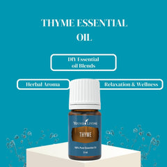 Close-up of thyme oil dropper highlighting purity and potency
