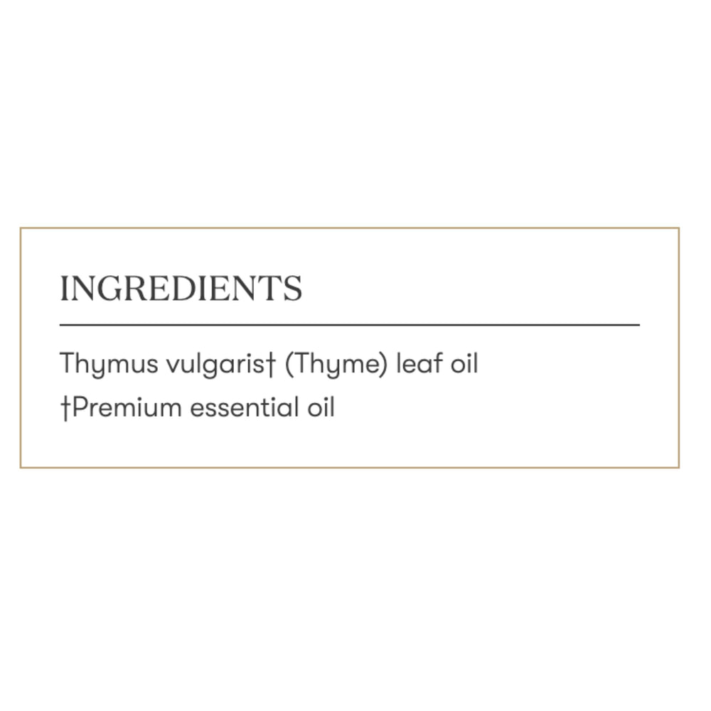 Kitchen scene with thyme oil drizzle to elevate recipes
