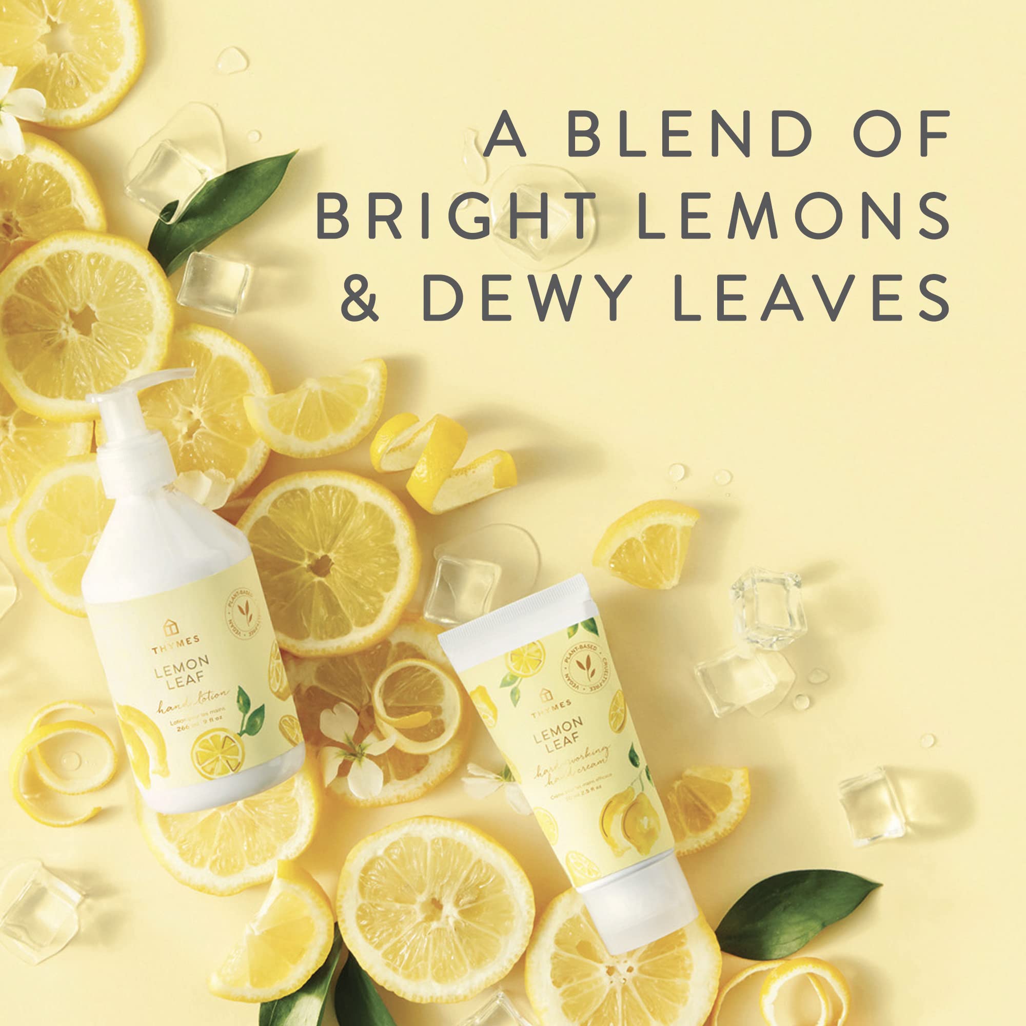 Thymes Fragrance Mist Lemon Leaf in spray action to neutralize odors gently