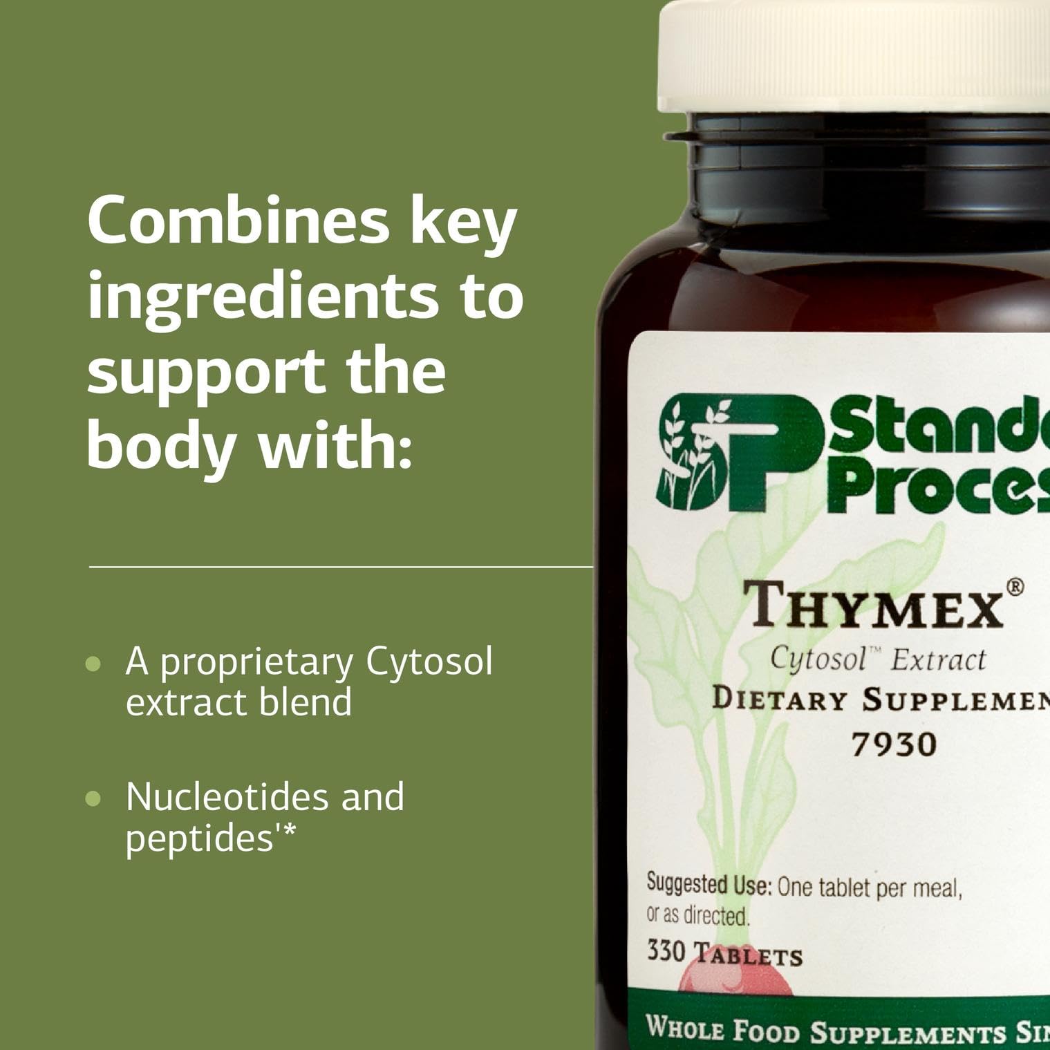 Thymex capsules ready for convenient daily supplementation with water.