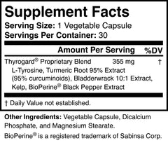 Thyrogard capsules close-up showing easy-to-swallow veggie capsules