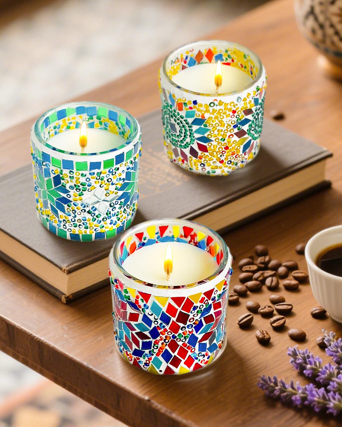 TIANSE natural soy-wax blend delivers a clean, steady burn for calm spaces.