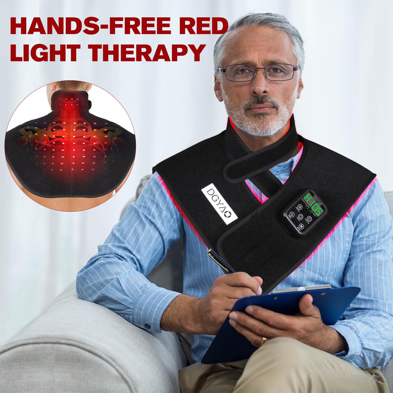 TIAXU 660nm red LED array delivering strong surface therapy