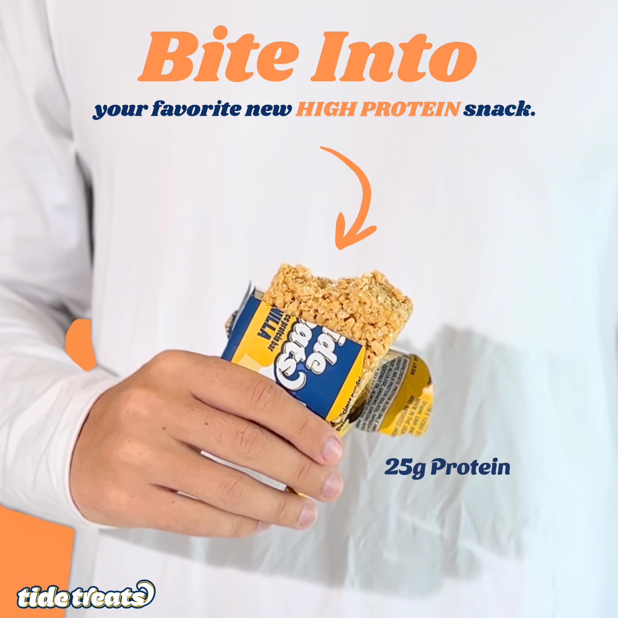 TideTreats Desk snack photo emphasizes satisfying crunch during work.