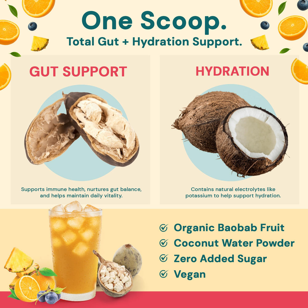 Tiiga electrolytes from coconut water support hydration during workouts.