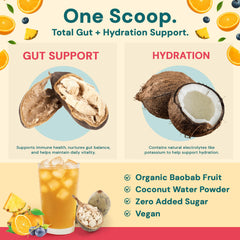 Tiiga electrolytes from coconut water support hydration during workouts.