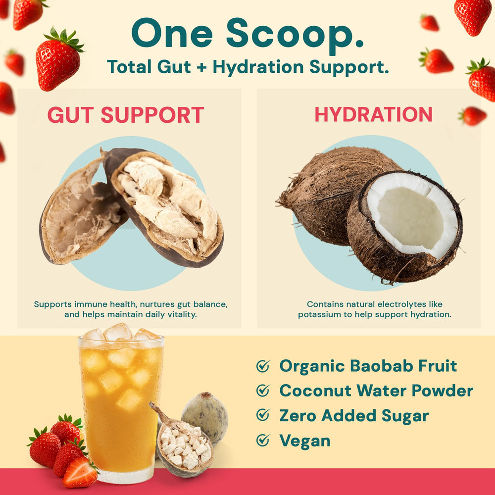 Tiiga prebiotic fiber visual showcasing plant-based digestive support