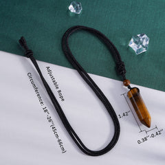 TIKCAUZ adjustable rope necklace offers versatile length.