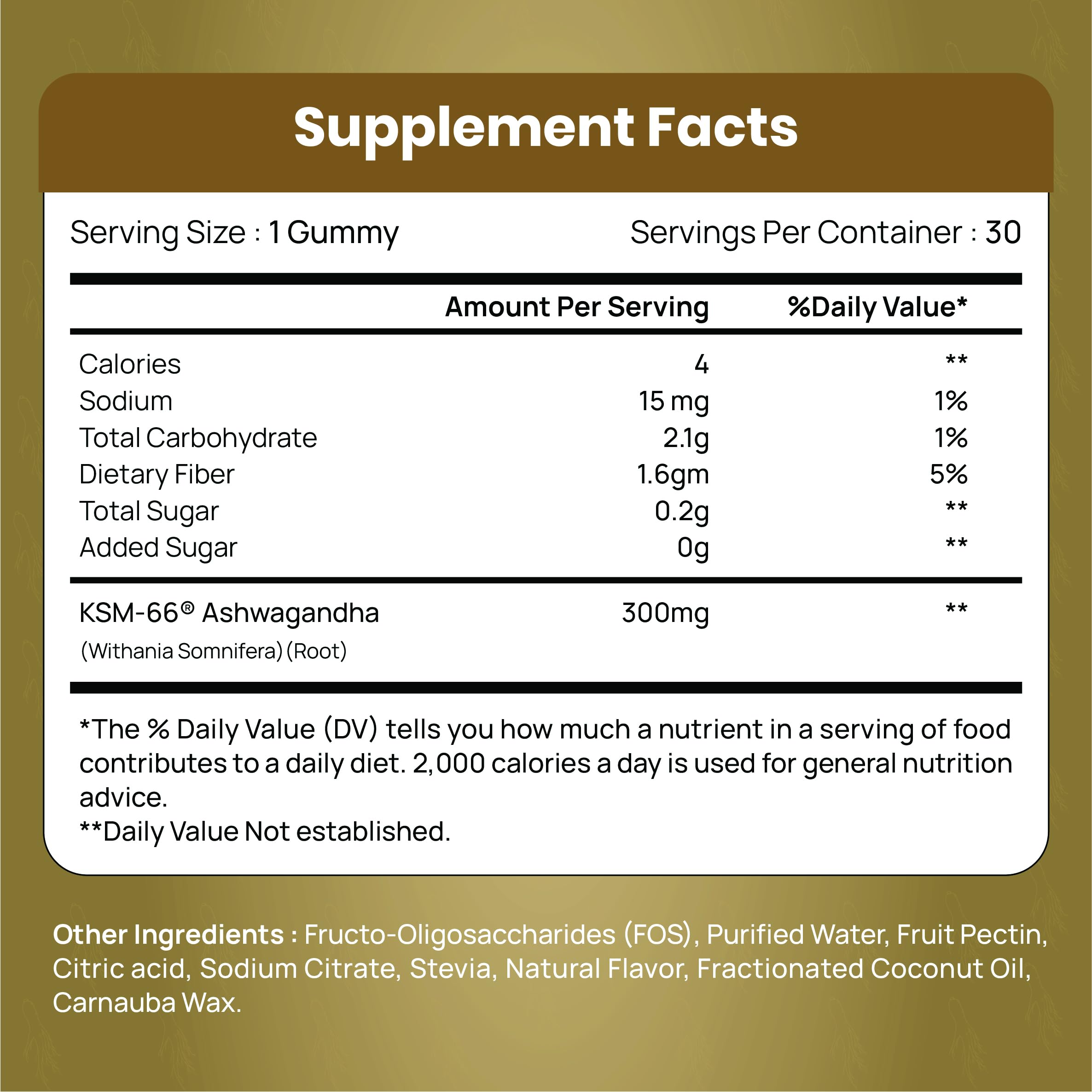 TIKDI Ashwagandha Gummy individual wrappers for easy on-the-go use
