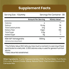 TIKDI Ashwagandha Gummy individual wrappers for easy on-the-go use