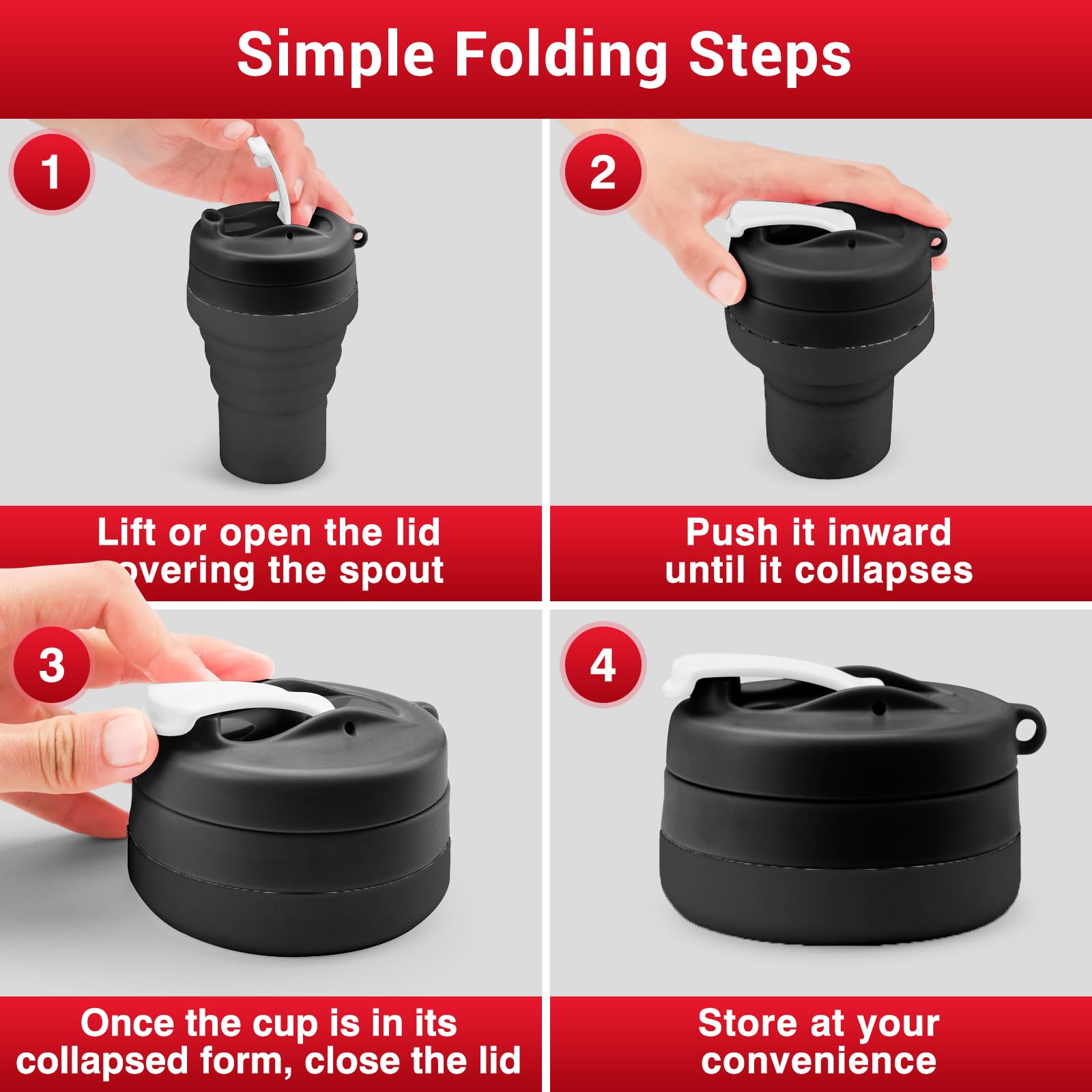 Tilcore shaker interior features non stick coating for easy release.