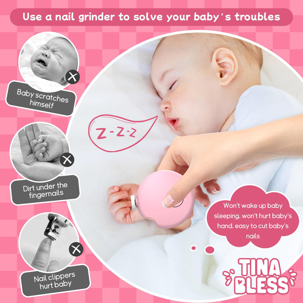 Tinabless quiet nail trimmer motor minimizes disturbance during night-time grooming.