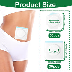 Tinoaly castor oil pack flower white patch for precise placement
