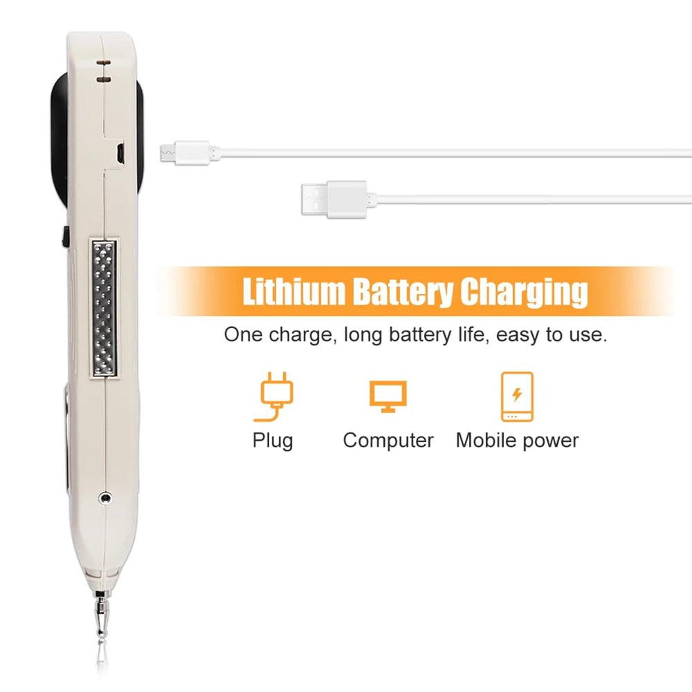 Tirisia device shows intensity and sensitivity controls for customization.