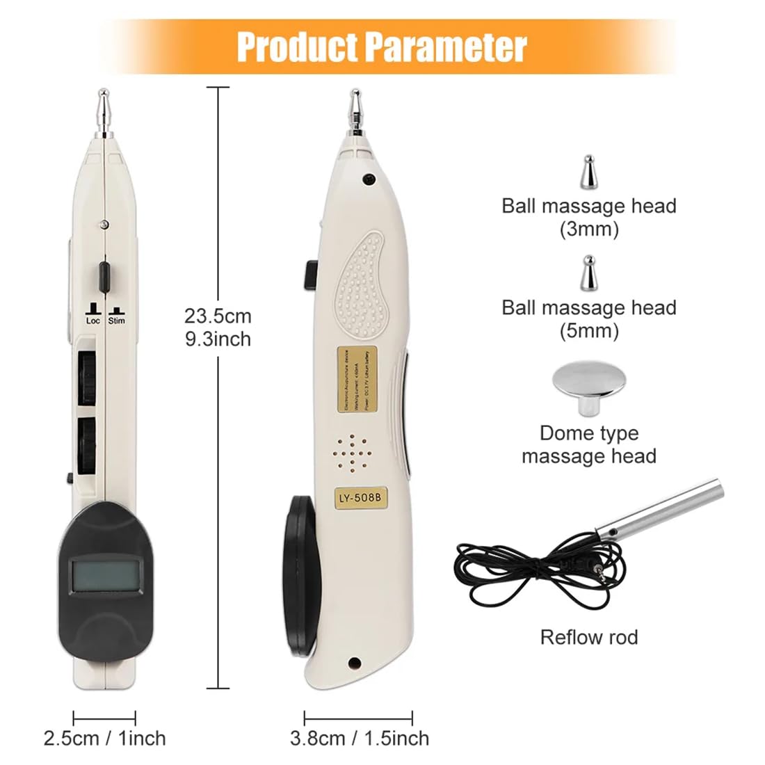 Tirisia portable rechargeable design is ideal for travel.