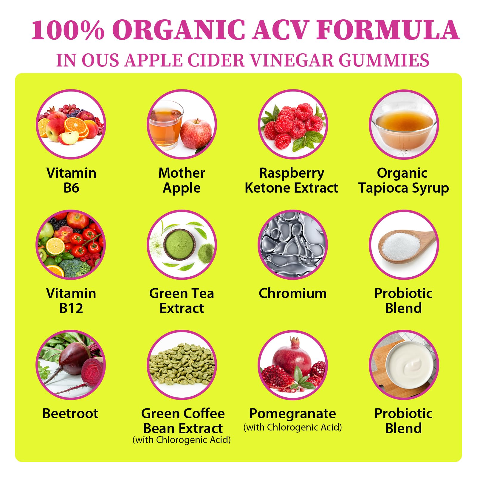 Tisestence ACV Gummies with B12 for vitality and energy.