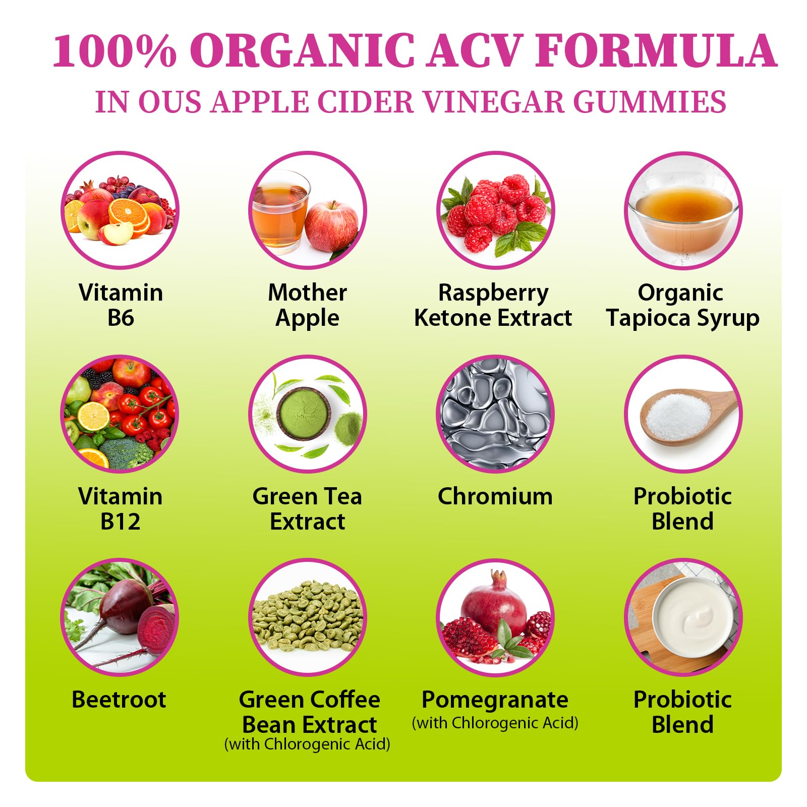 Tisestence vitamins B12 and B6 support energy in gummies.