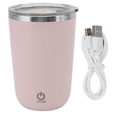 Tissting Shaker Bottle front view in pink for quick on-the-go blends.