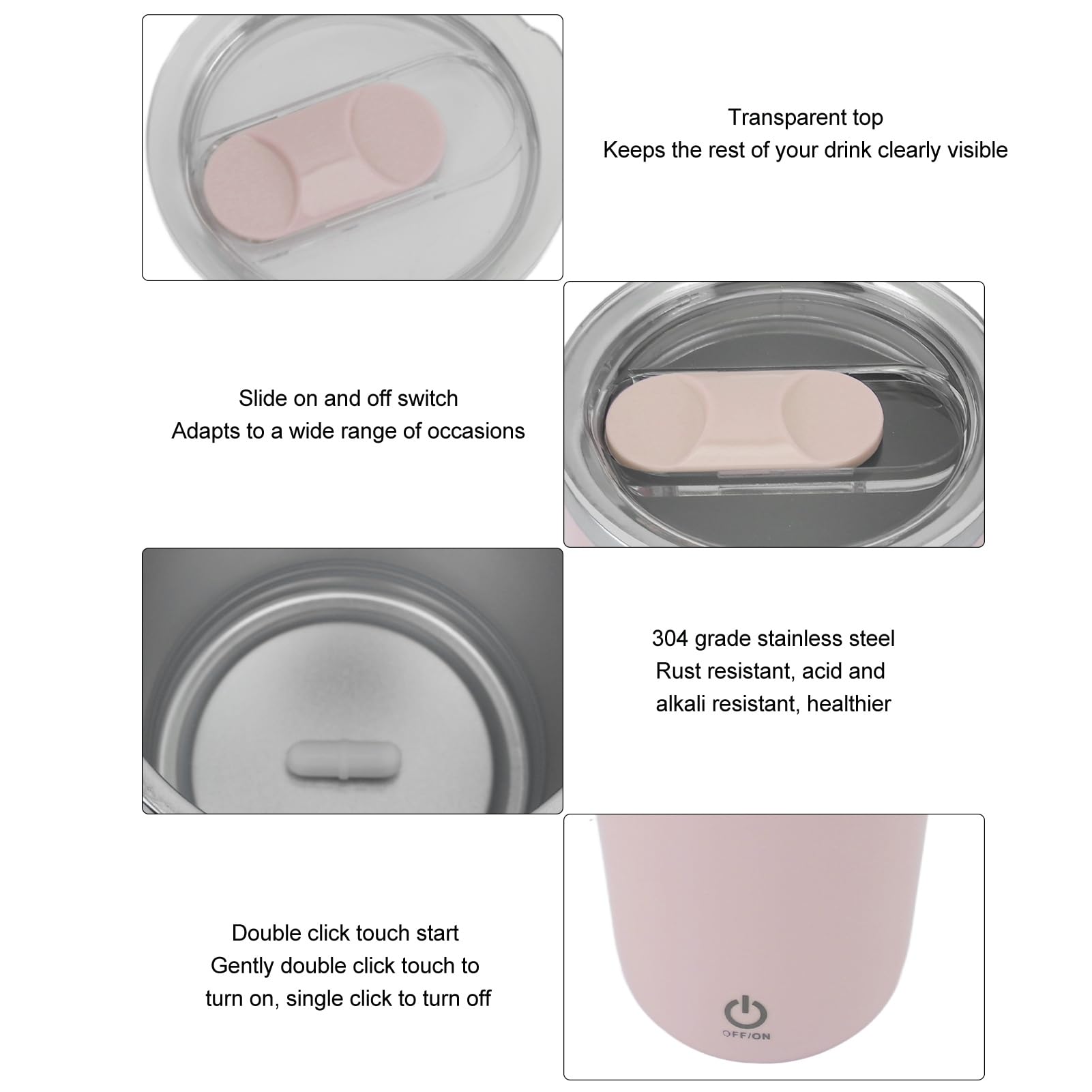 Tissting Shaker Bottle pink packaging suits gift-ready occasions.