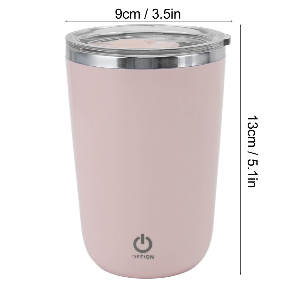 Tissting Shaker Bottle pink with lid on for spill-free blending.