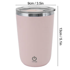 Tissting Shaker Bottle pink with lid on for spill-free blending.