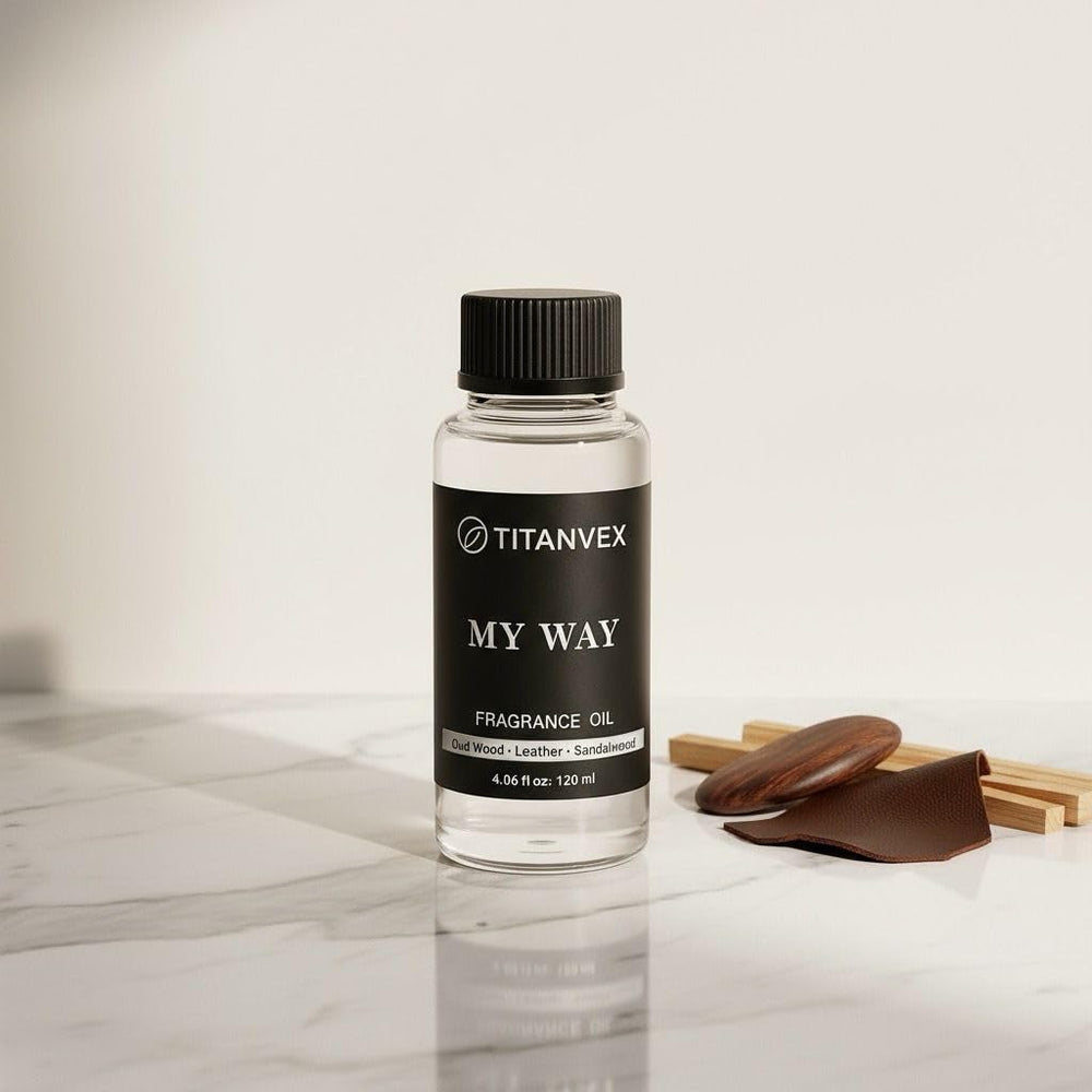 TitanVex My Way aroma oil pour ready for easy refills