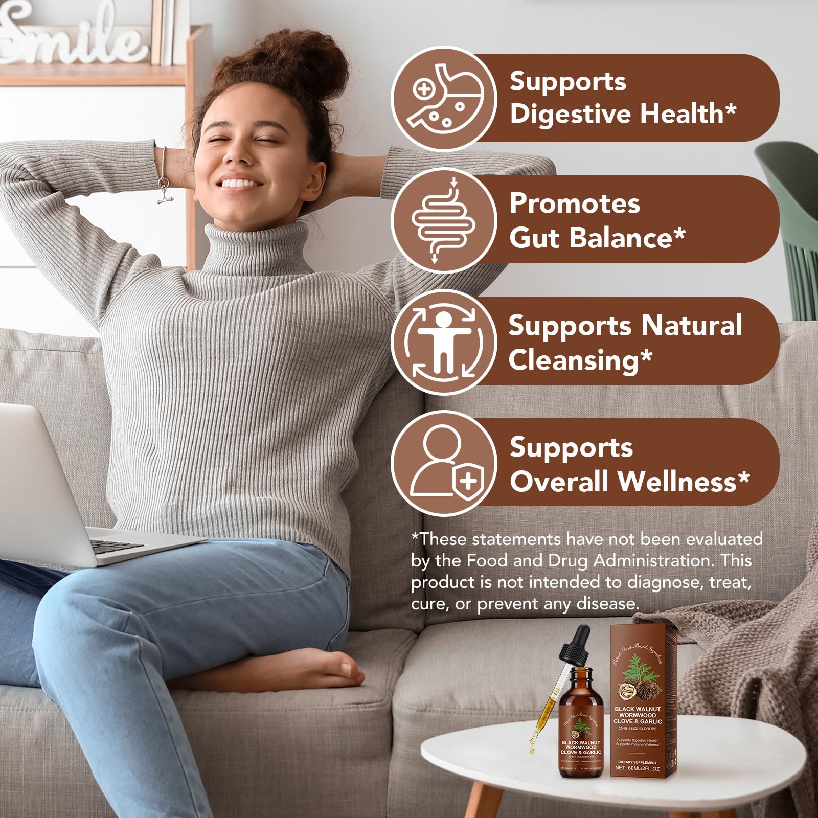 Tiuedu 20-in-1 ingredient list displays a comprehensive plant-based blend.
