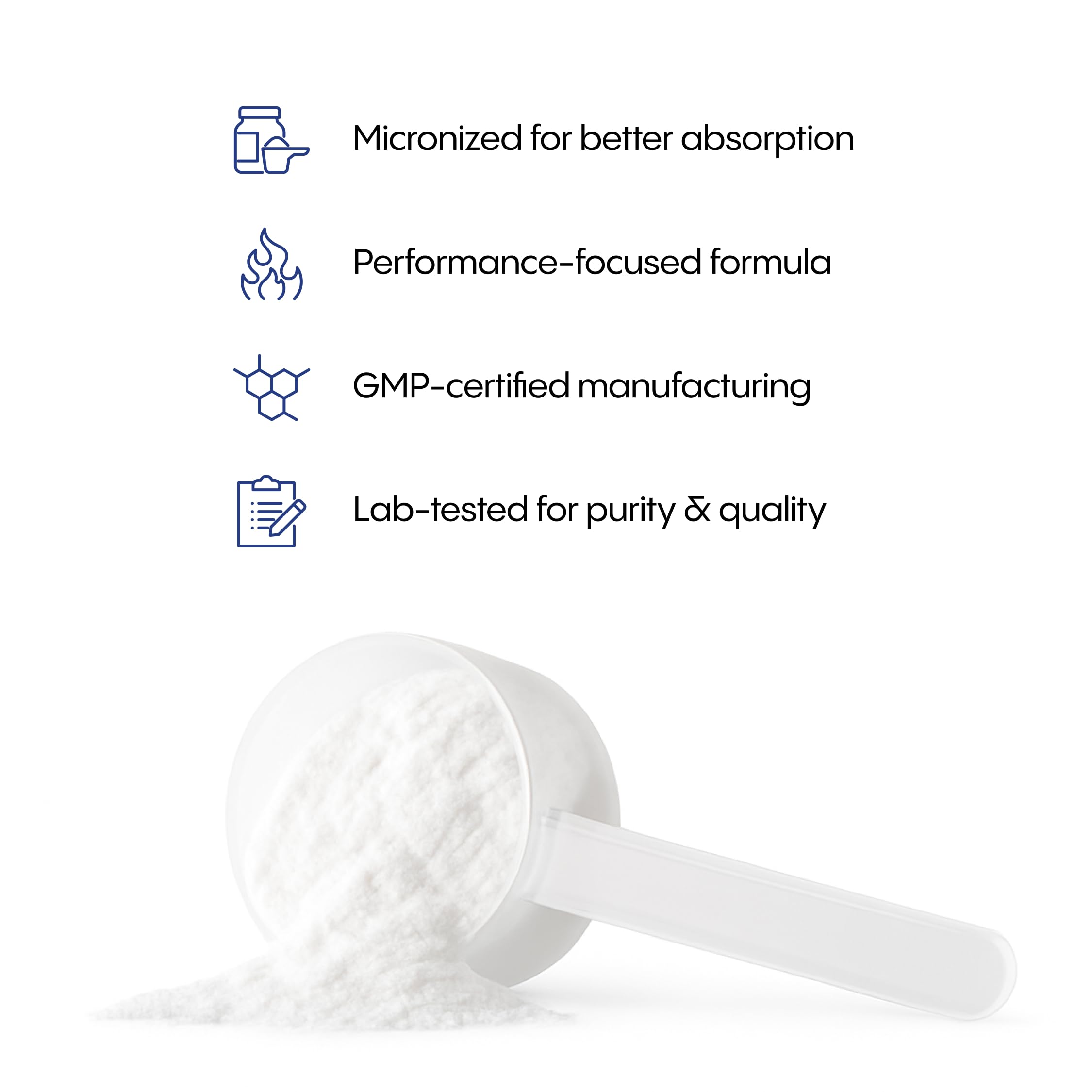 TIVAGENICS pure creatine powder hero shot for training routines