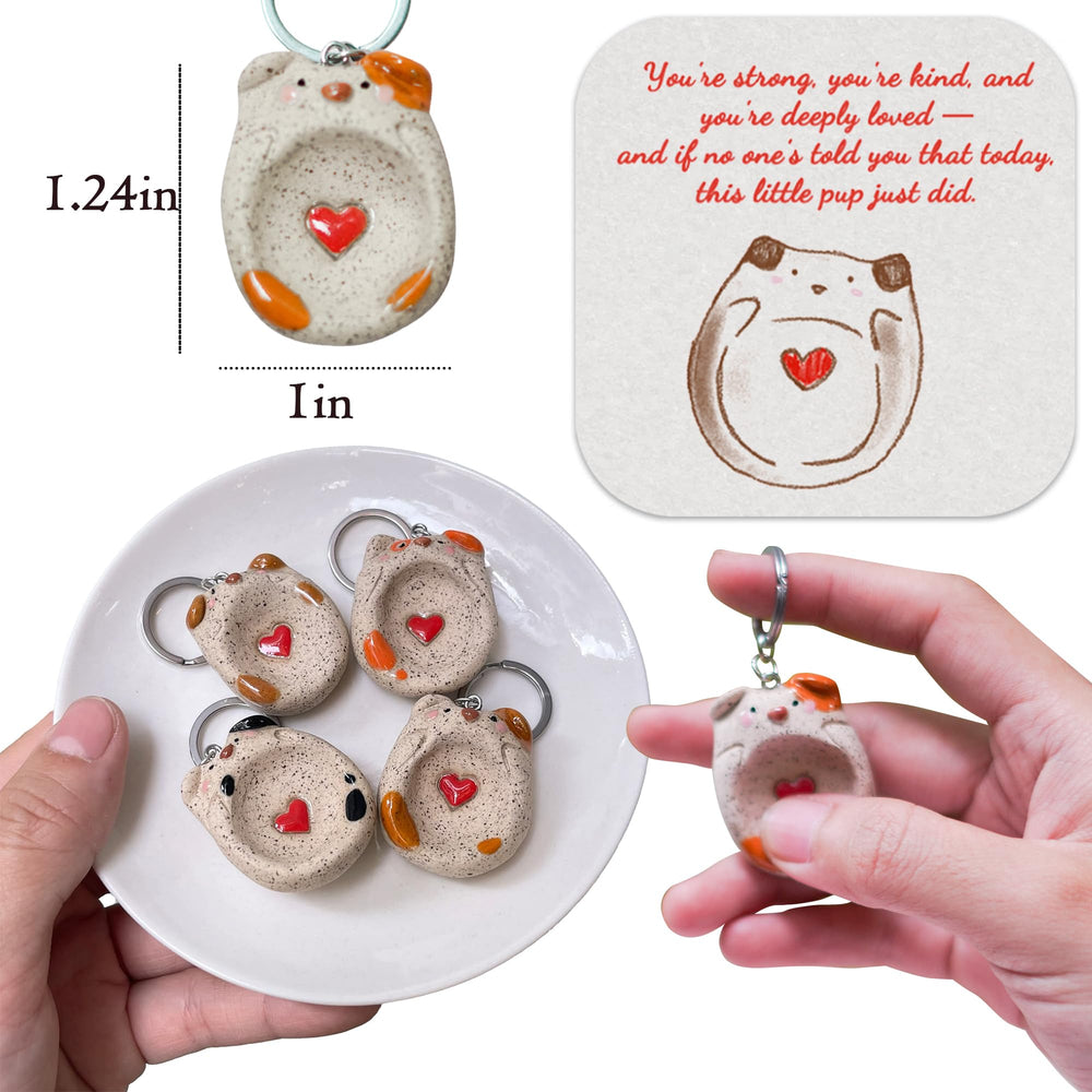 TIWIWTB worry stone indentation designed for thumb rubbing and sensory relief