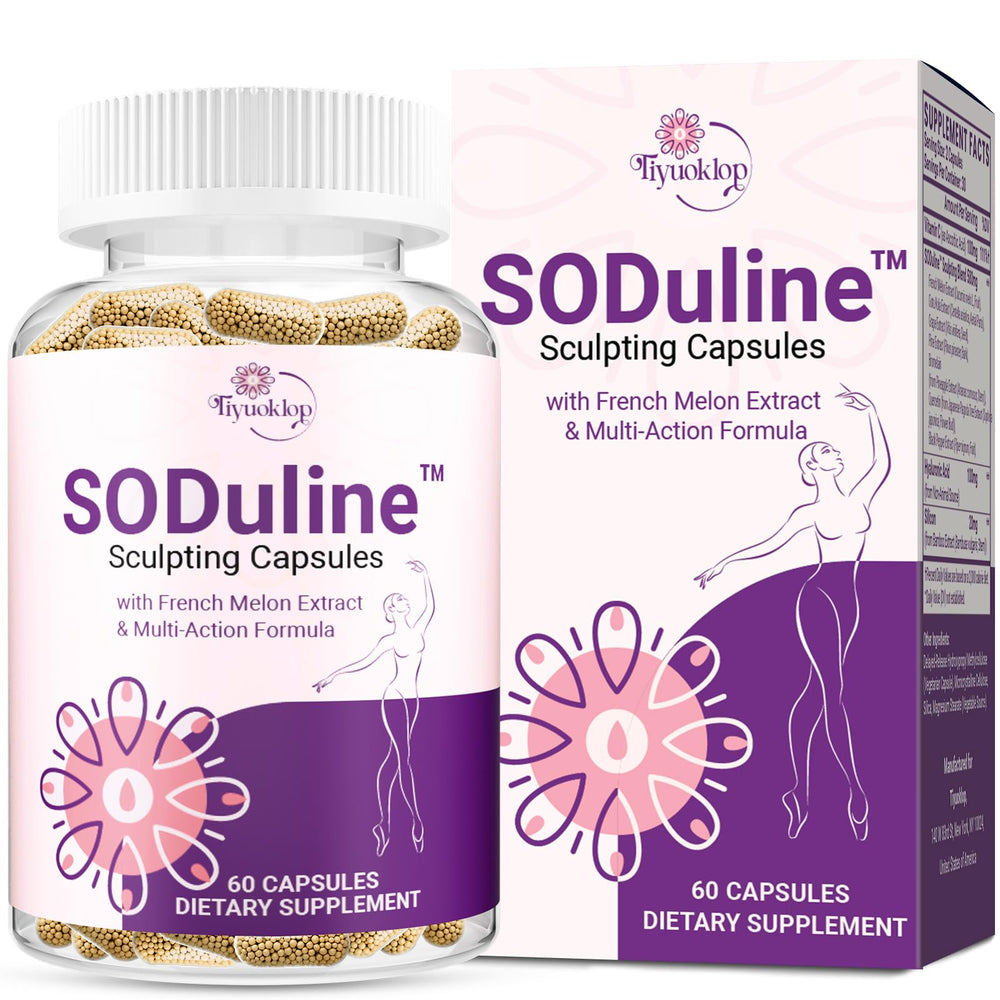 Tiyuoklop SODuline bottle with pour for easy daily cellulite support