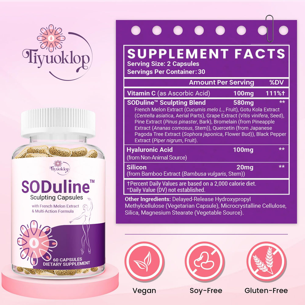 Tiyuoklop SODuline pink beadlets capsule texture for skin smoothness