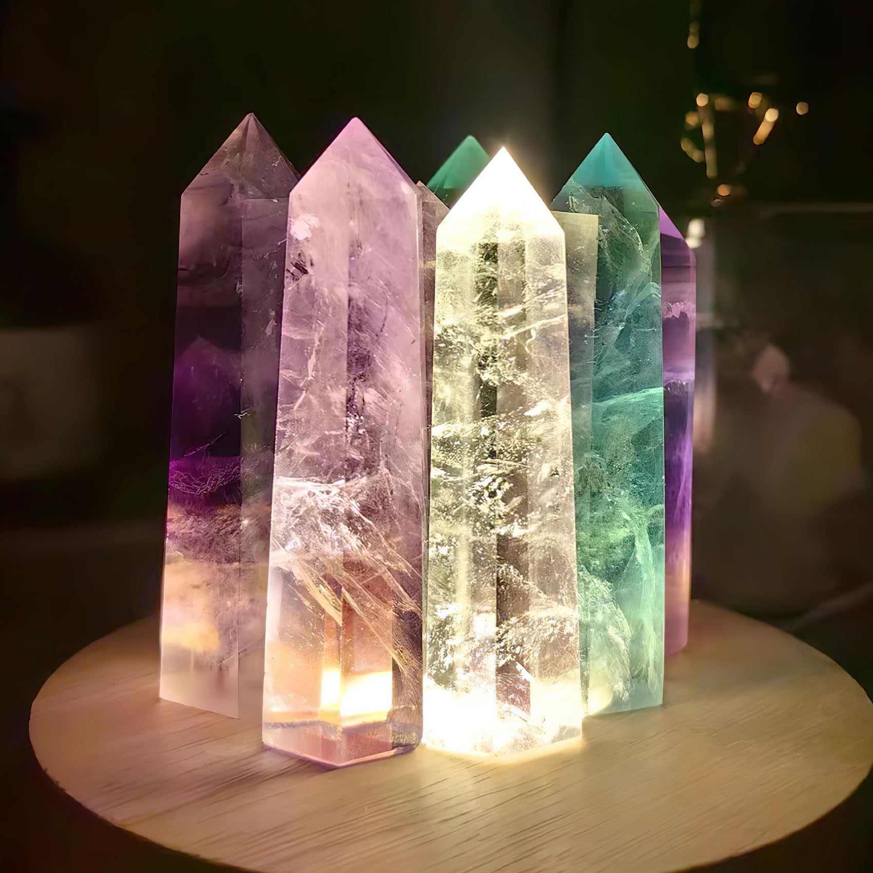 Tizzomx crystal grid focus supports intention setting and harmonious energy.