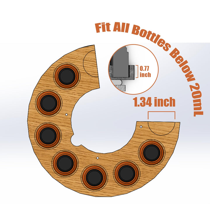 TJ.MOREE Bamboo Diffuser Holder Carousel gift-ready packaging ideal for gifts.